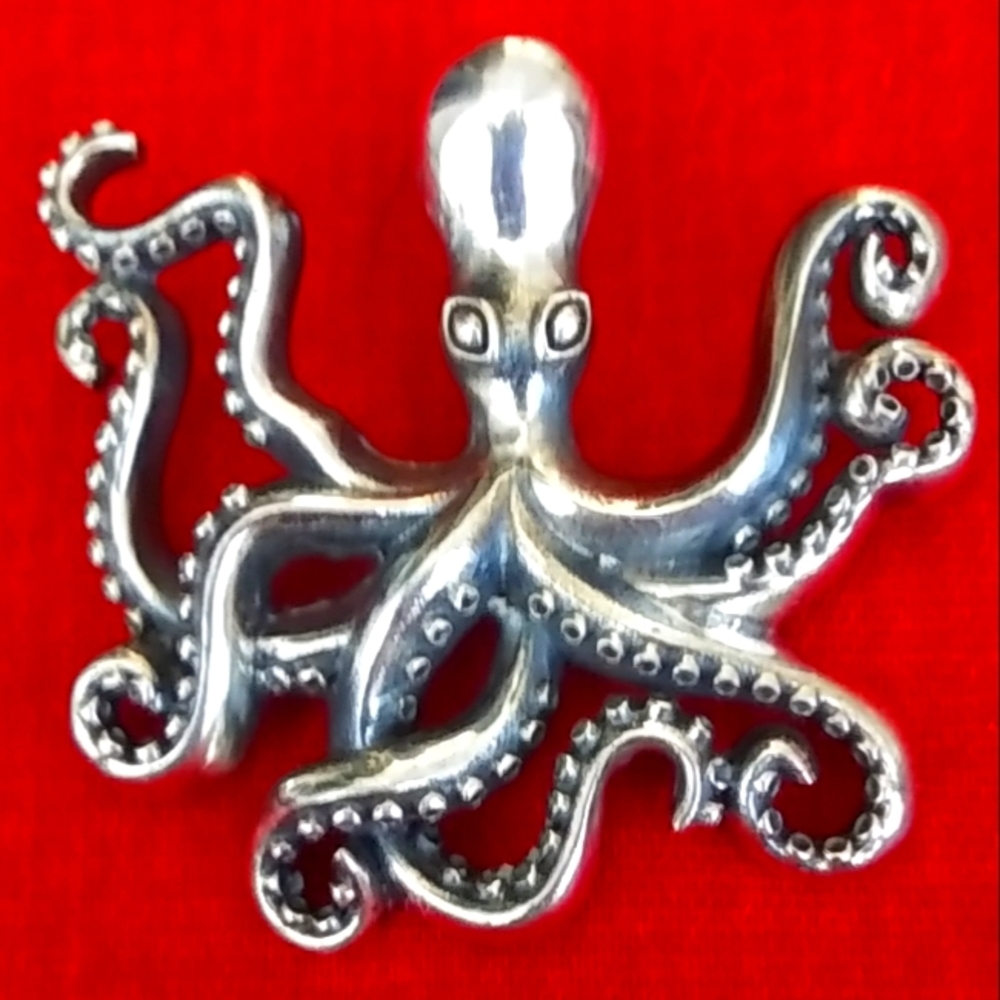 Vintage Octopus Pendant